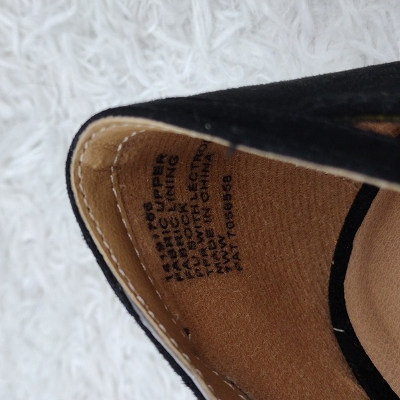 Torrid Black Fabric Embellished V-Strap Pointed Toe Slip On Flat Loafer… - Picture 11 of 14